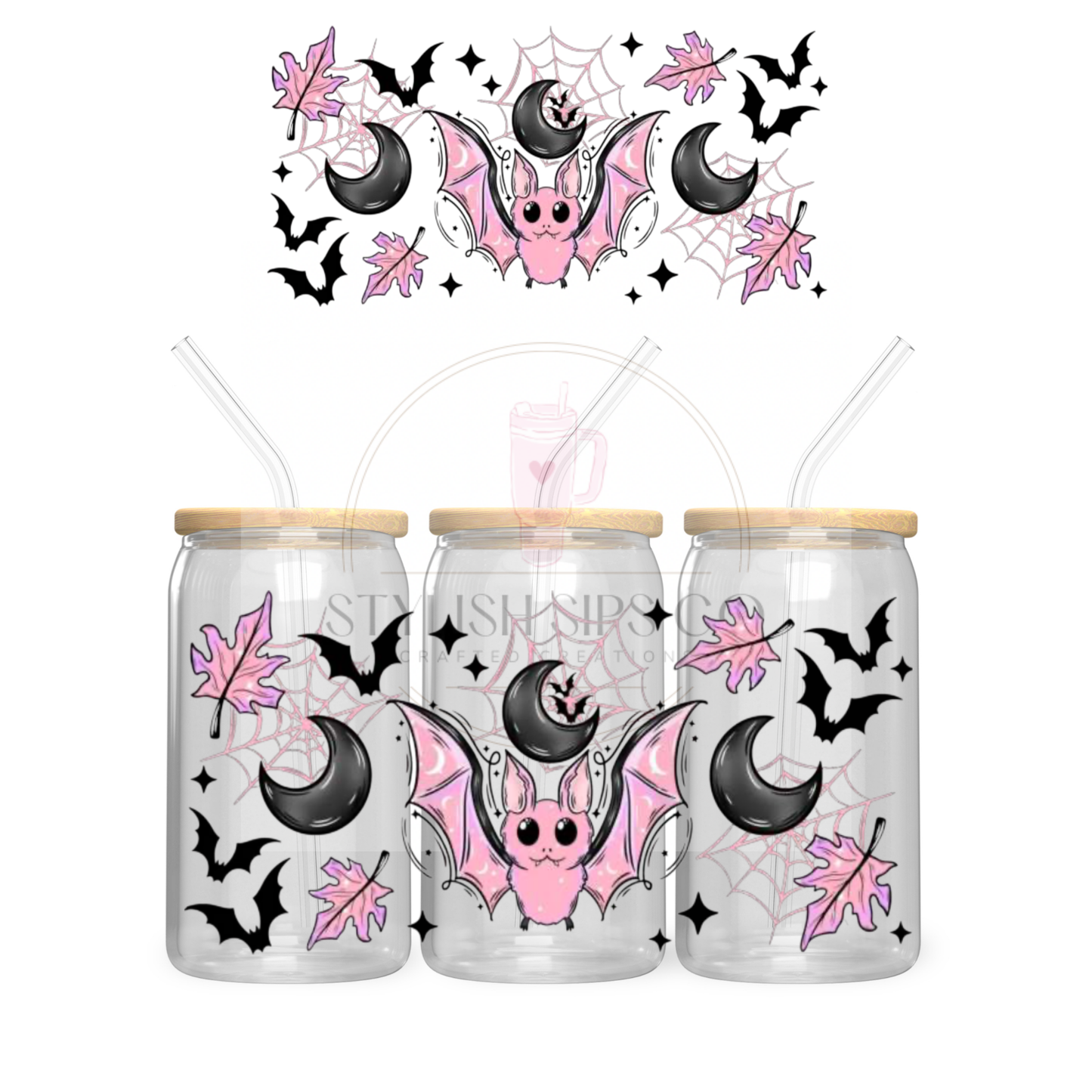 Halloween 16oz - Double Sided Wrap