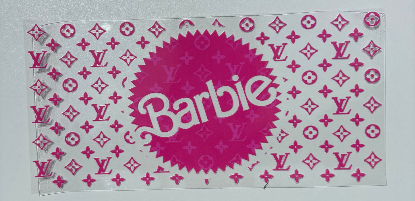 LV Barbie - 16oz - Single Sided Wrap
