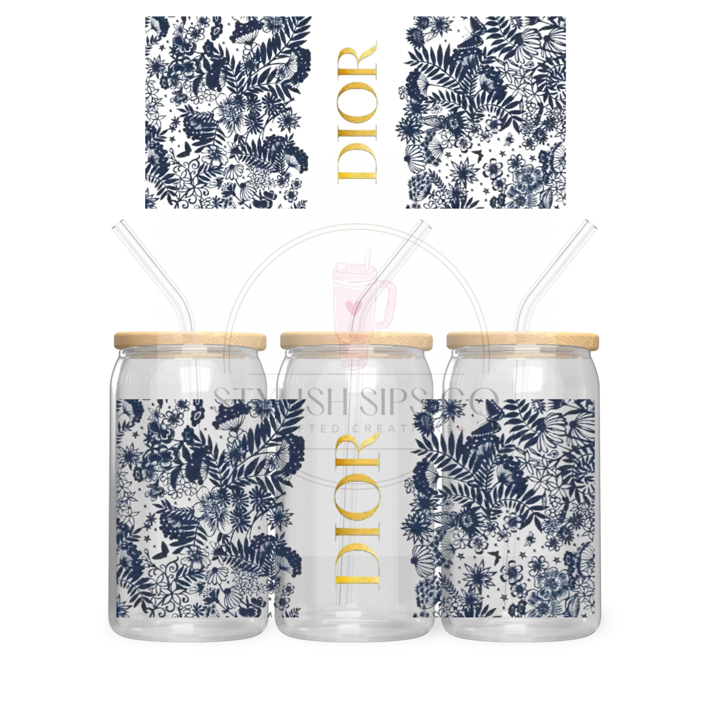 Designer #3 16oz - Double Sided Wrap