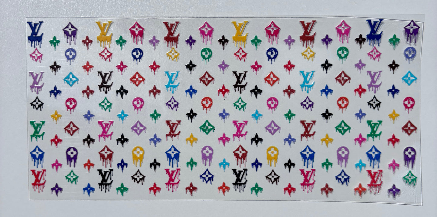 LV Rainbow #3 - 16oz - Single Sided Wrap
