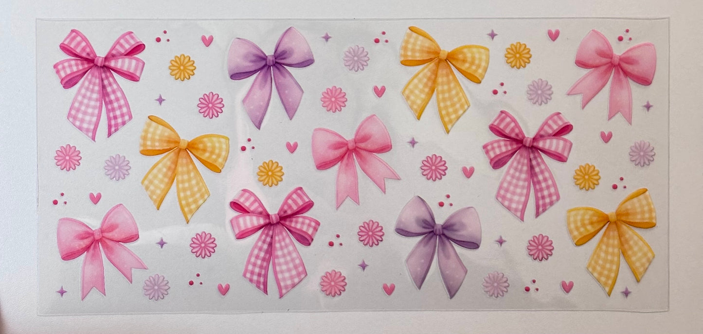 Summer Bows - 16oz - Double Sided Wrap