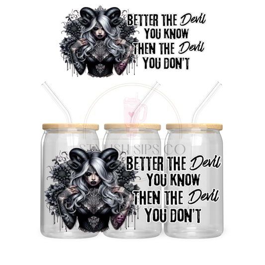 Tattoo Girl 16oz - Double Sided Wrap