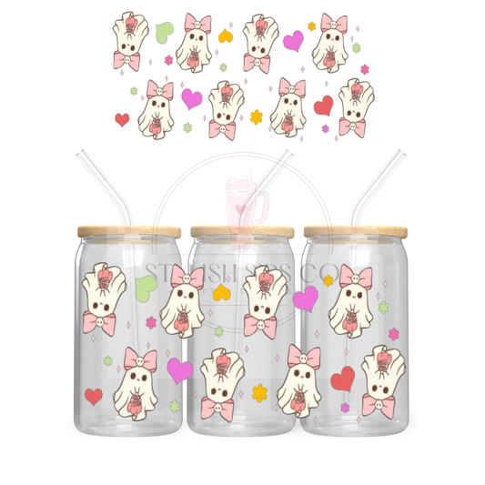 Cutie Ghost 16oz - Double Sided Wrap