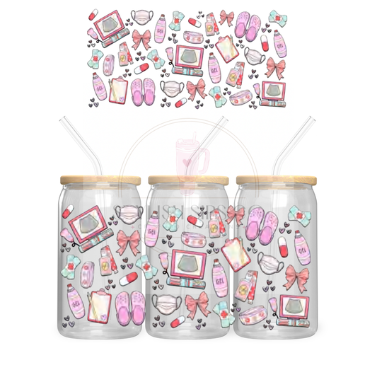 Nurse - 16oz - Double Sided Wrap