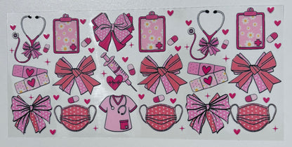 Nurse Icons - 16oz - Single Sided Wrap