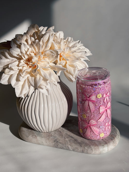 Cuties Bows - 16oz Acrylic Snow-Globe