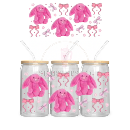 Jelly Cat Pink - 16oz - Single Sided Wrap