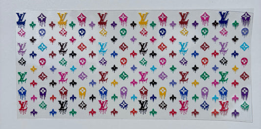 LV Rainbow #3 - 16oz - Single Sided Wrap