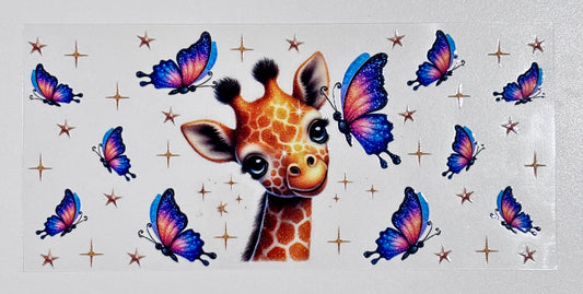 Giraffe - 16oz - Single Sided Wrap