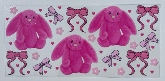 Jelly Cat Pink - 16oz - Single Sided Wrap